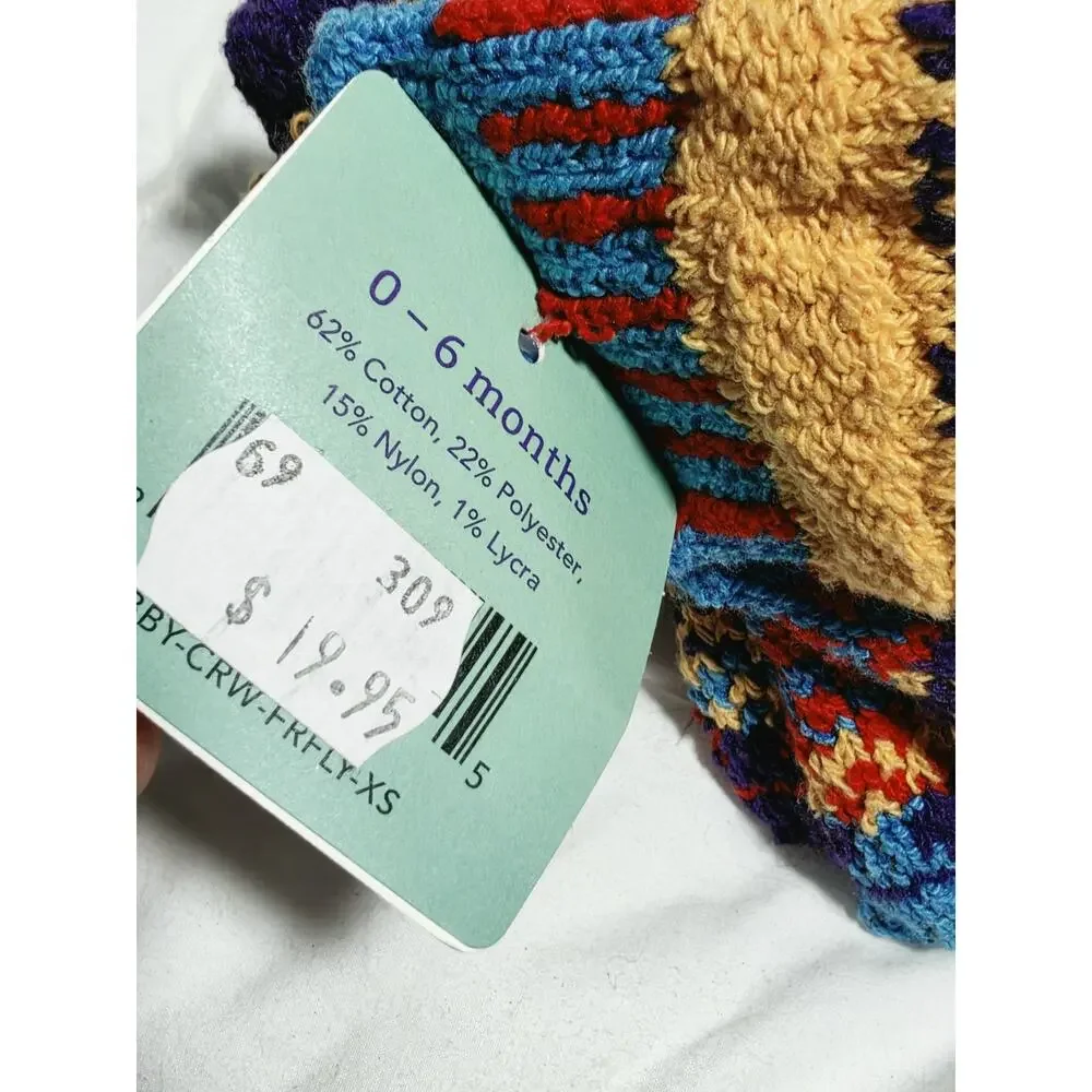 Solmate Socks Mismatched Baby Girl Boy Socks Socktini's Small (0-6mos) 5 Pc Set